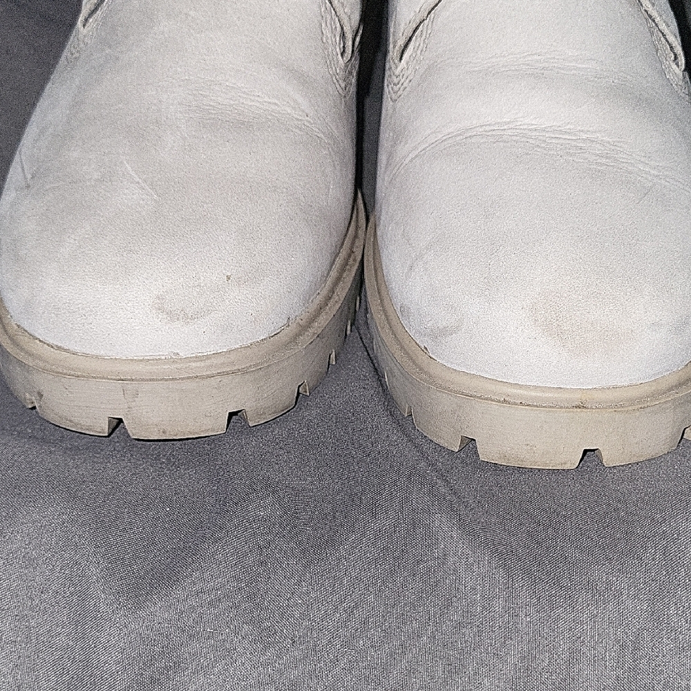 Timberland Women's White and Black Combat Boots - Picture 2 of 12